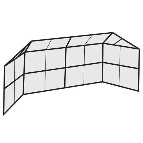 Chain Link Backstop-20' w/Hood & Wings