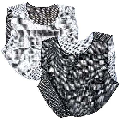 Mesh Reversible Scrimmage Vests-AdultRed/Black